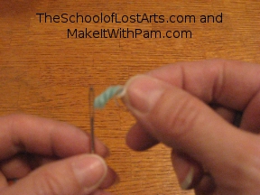 Needle eye must be big enough.